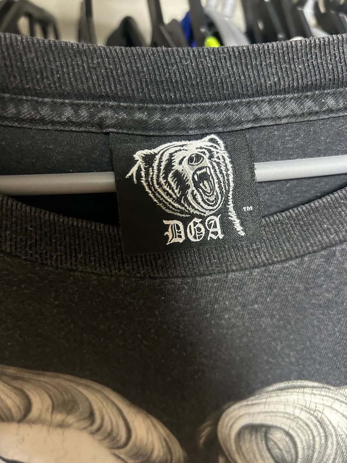 블랙 마릴린 먼로 프린팅 반팔 티셔츠 상품이미지2