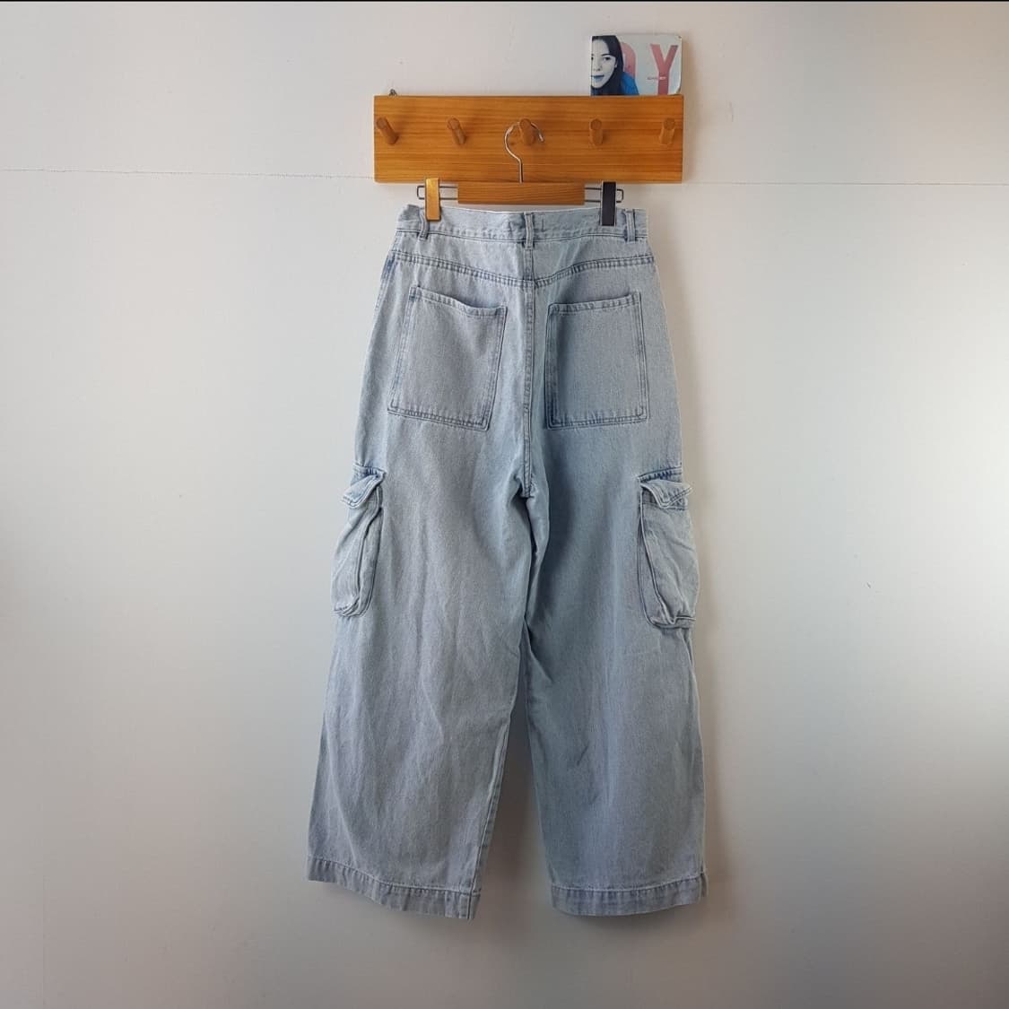 차오패닉 와이드 데님 카고 팬츠 상품이미지4