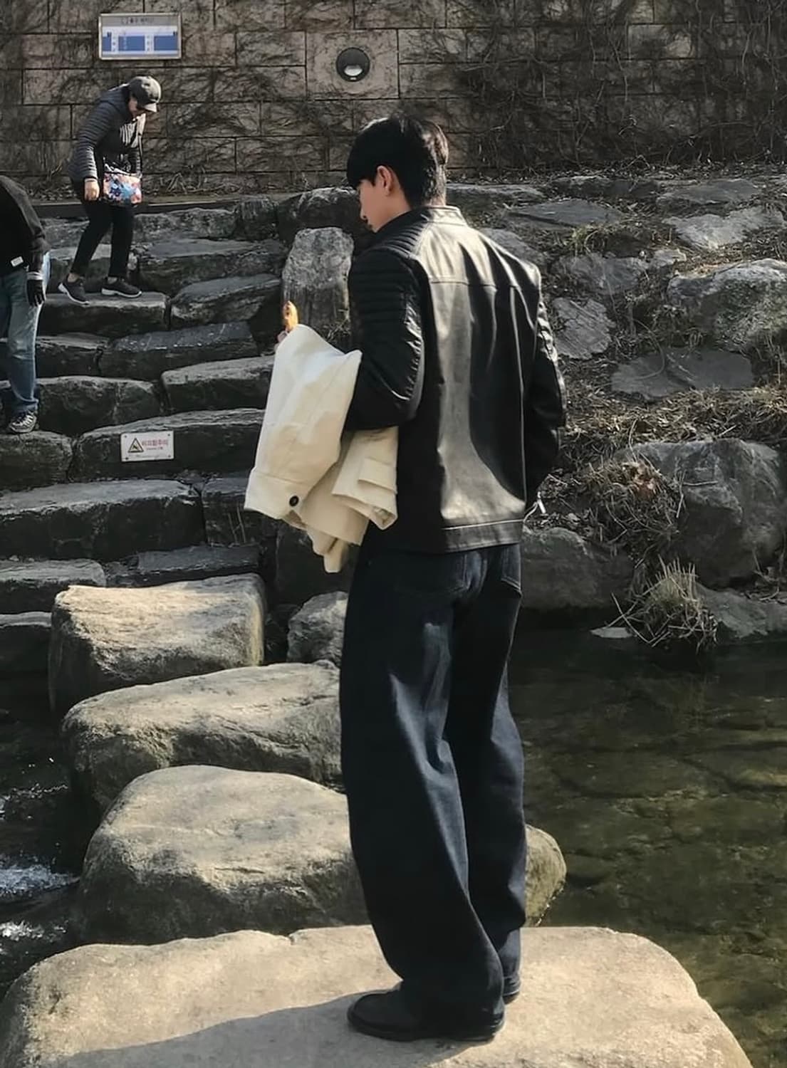 Vintage 레더자켓 (착샷) 상품이미지4