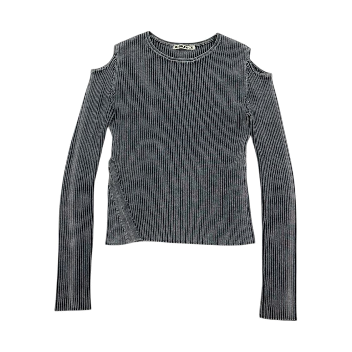 인사일런스 우먼 워시드 리브드 니트 M 상품이미지1