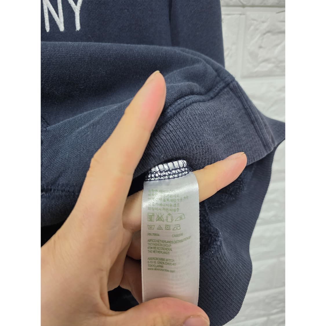 택포) 아베크롬비 후드집업 S 상품이미지3