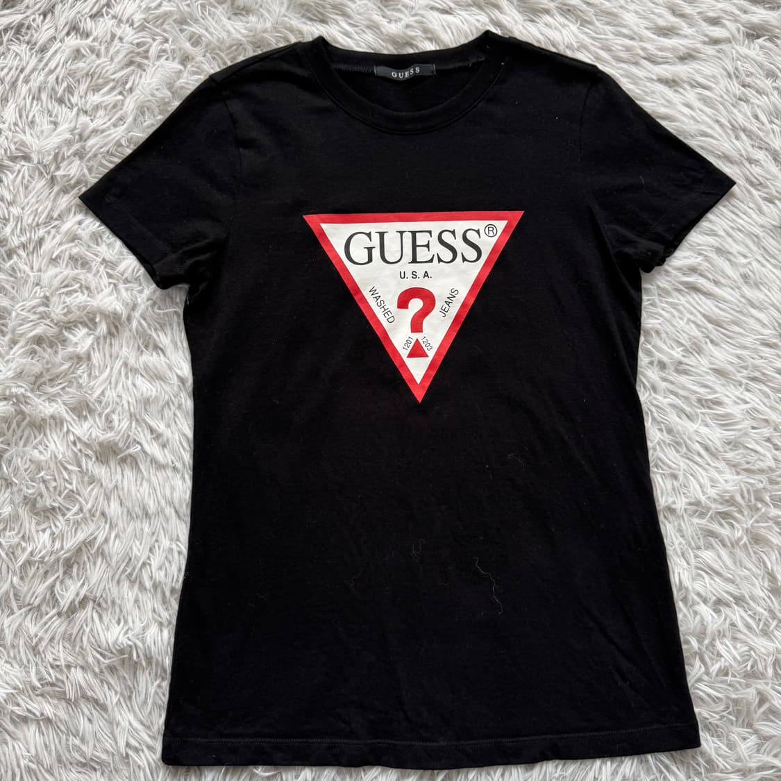 GUESS 일본빈티지 딱붙핏 반팔 슬림핏 반팔티 게스 반팔 S 38 상품이미지2