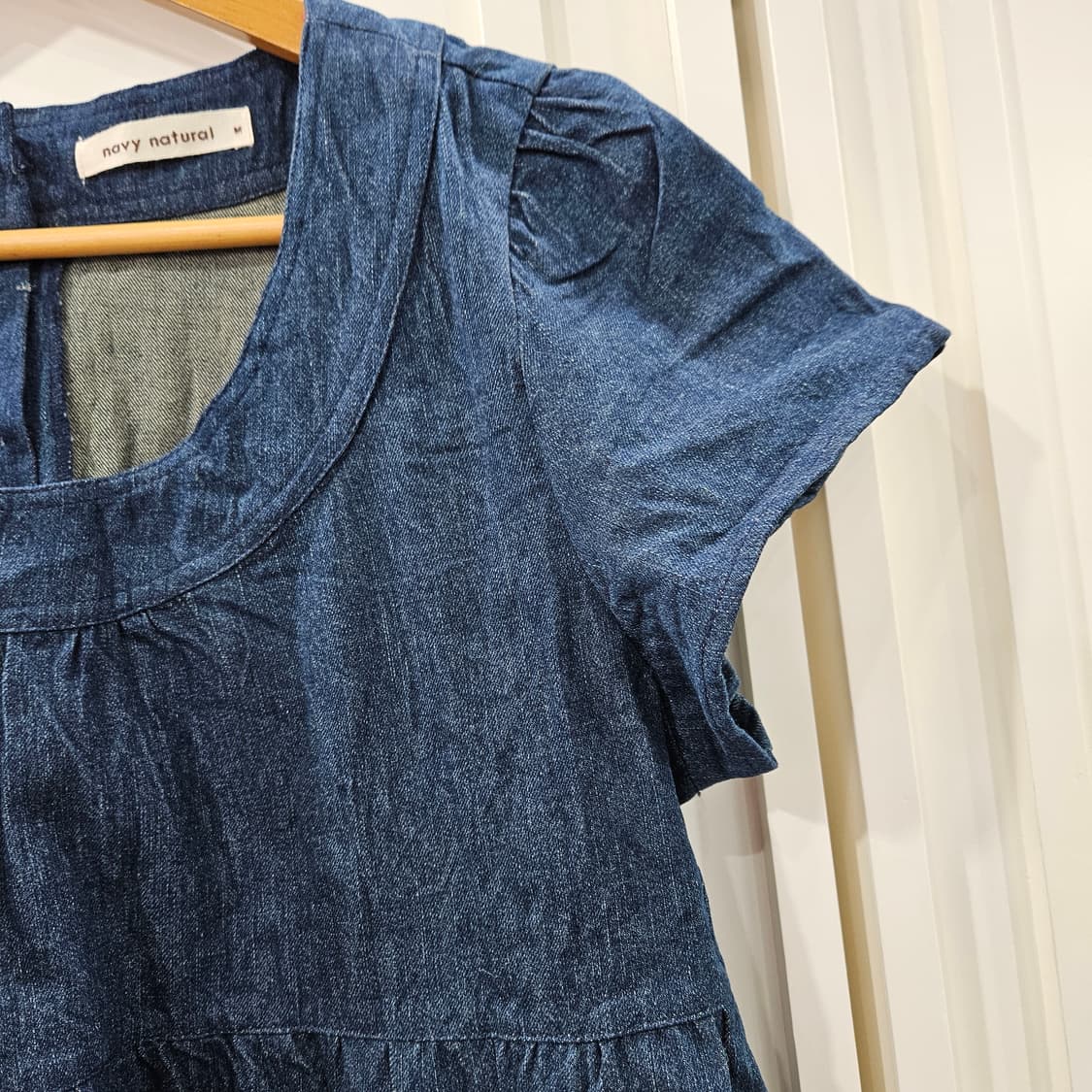 navy natural 데님 원피스 상품이미지3