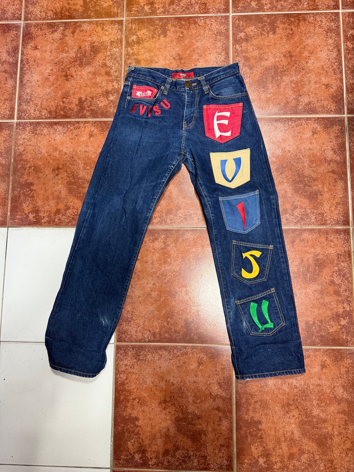 희귀)에비수 포켓 데님팬츠 32 상품이미지1