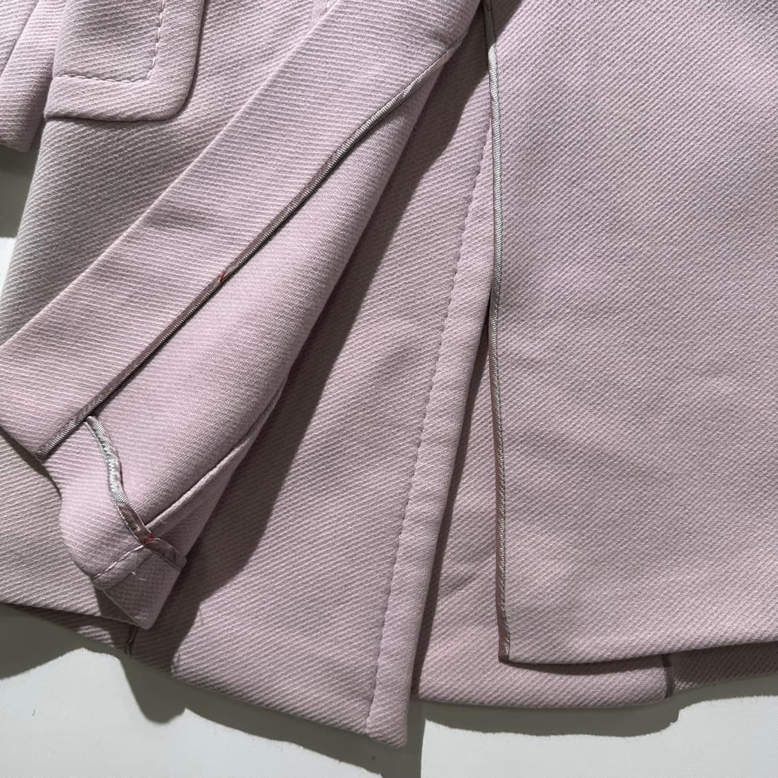 막스마라 울 앙고라 더블 코트 핑크 상품이미지7