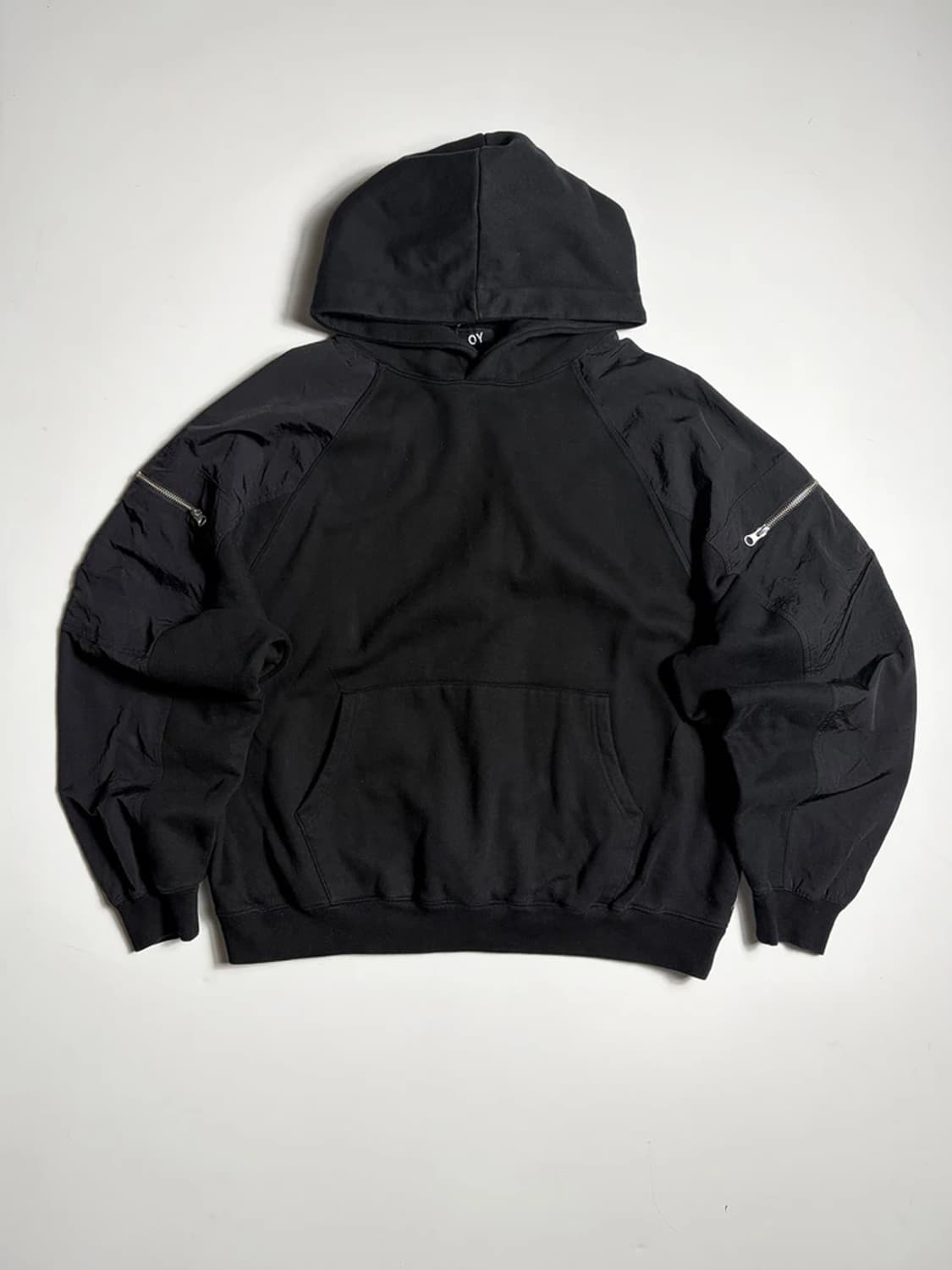 오와이 OY 패널 컨트레스트 포켓 후드티 R2269 상품이미지1