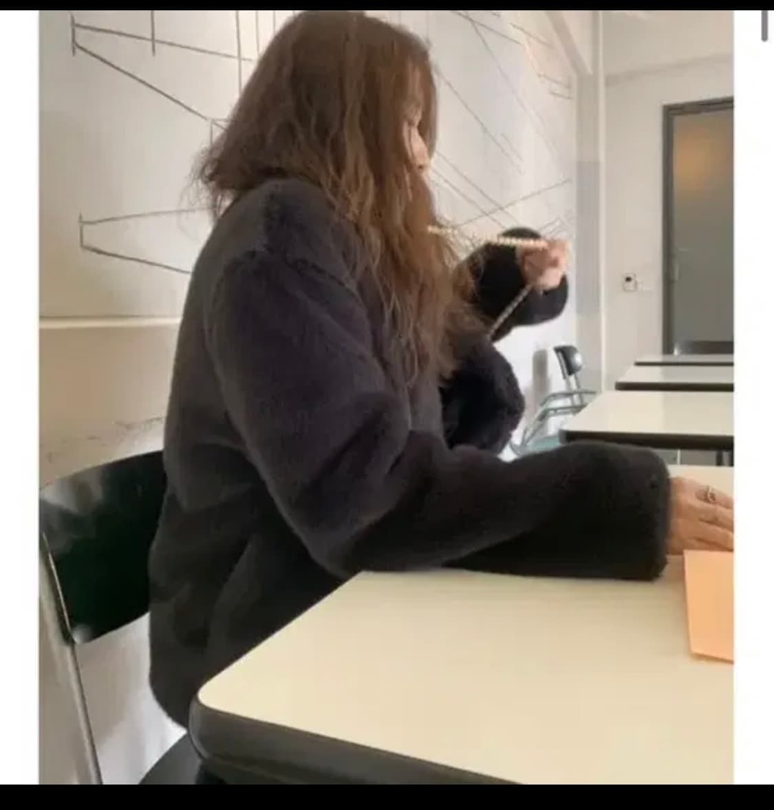 hysope 히솝 퍼 코트 상품이미지1