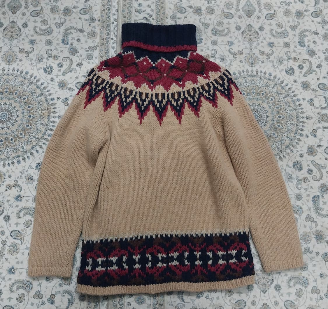 day and day 노르딕패턴 울 목폴라 M 상품이미지2