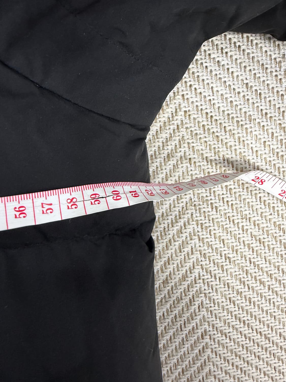 정품) 다이나핏 남성 블랙 롱패딩 L 상품이미지9