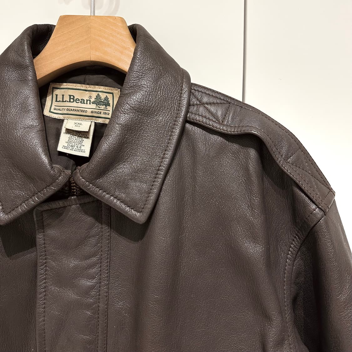 llbean 고트스킨 a-2 자켓 토프브라운 상품이미지6