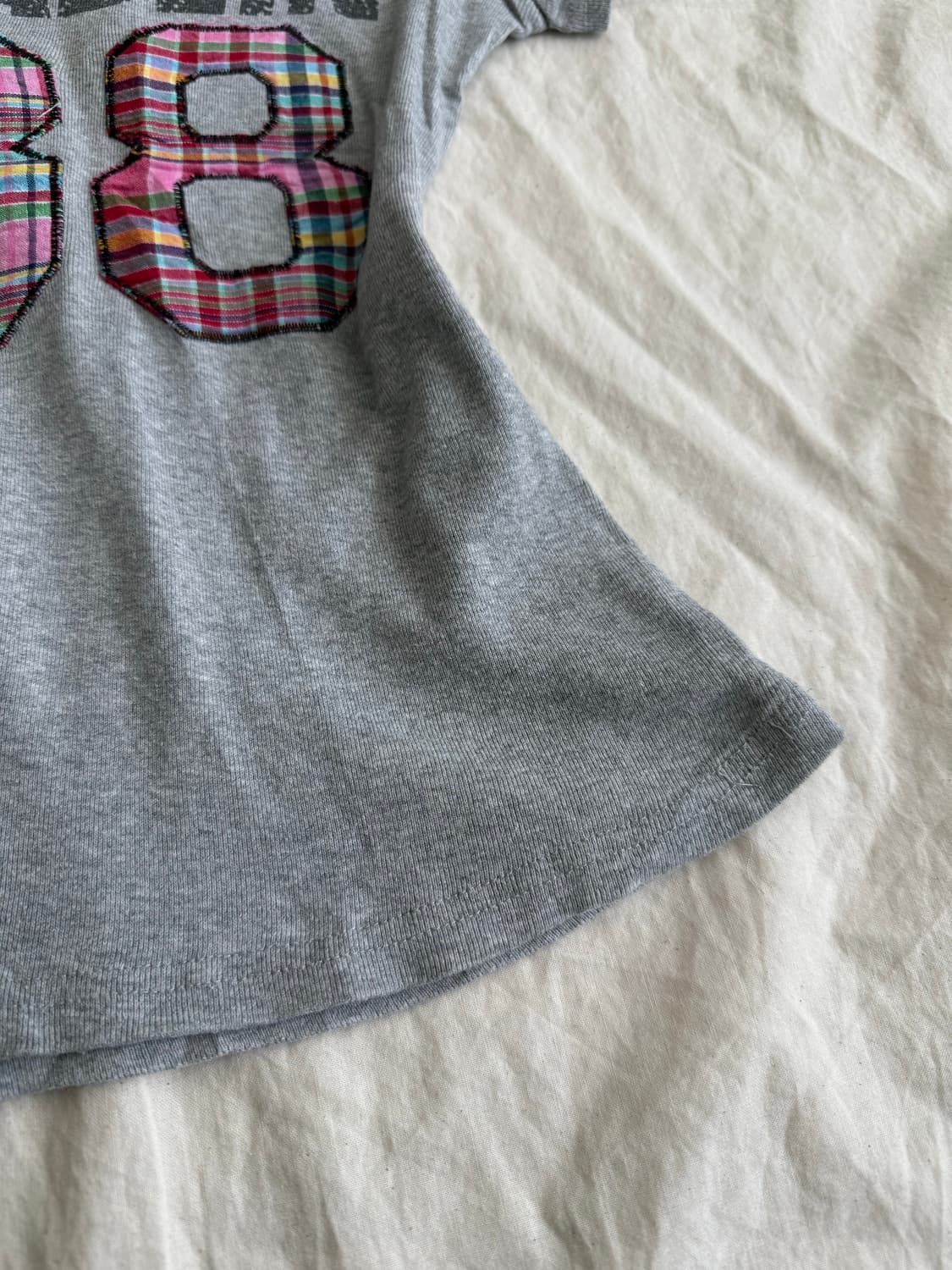 키치 00‘s y2k 딱붙 반팔탑 상품이미지4