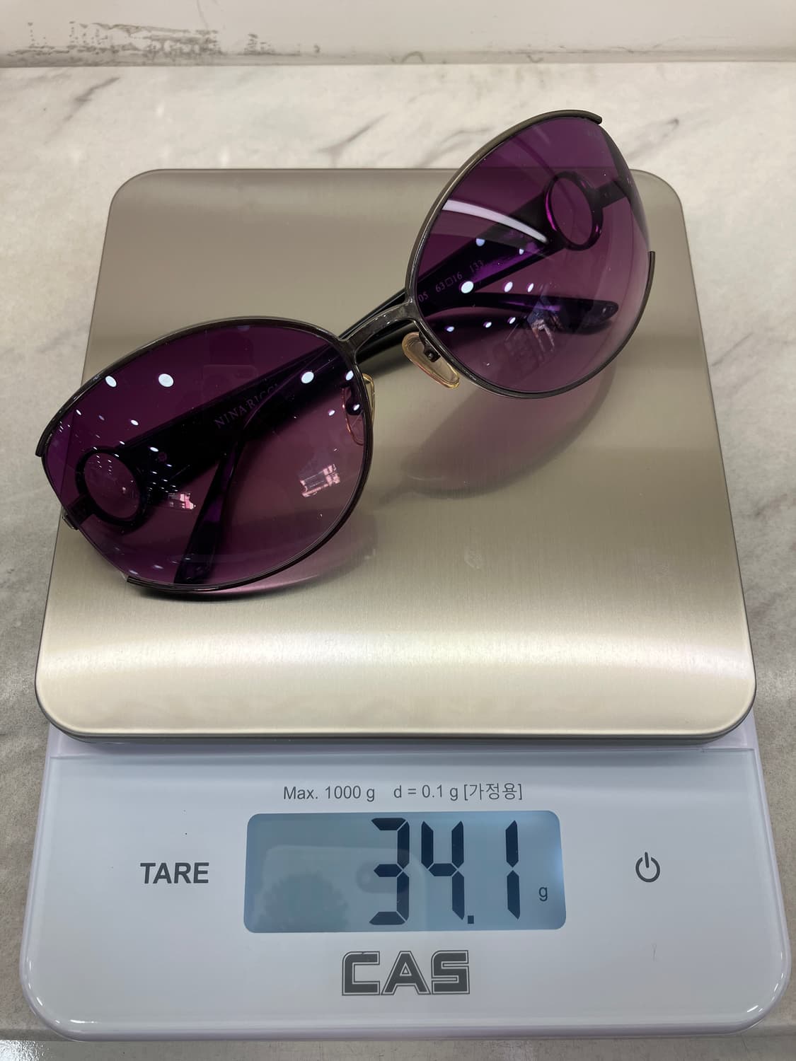 니나리치 NINA RICCI 커브드 선글라스(34g) 상품이미지10