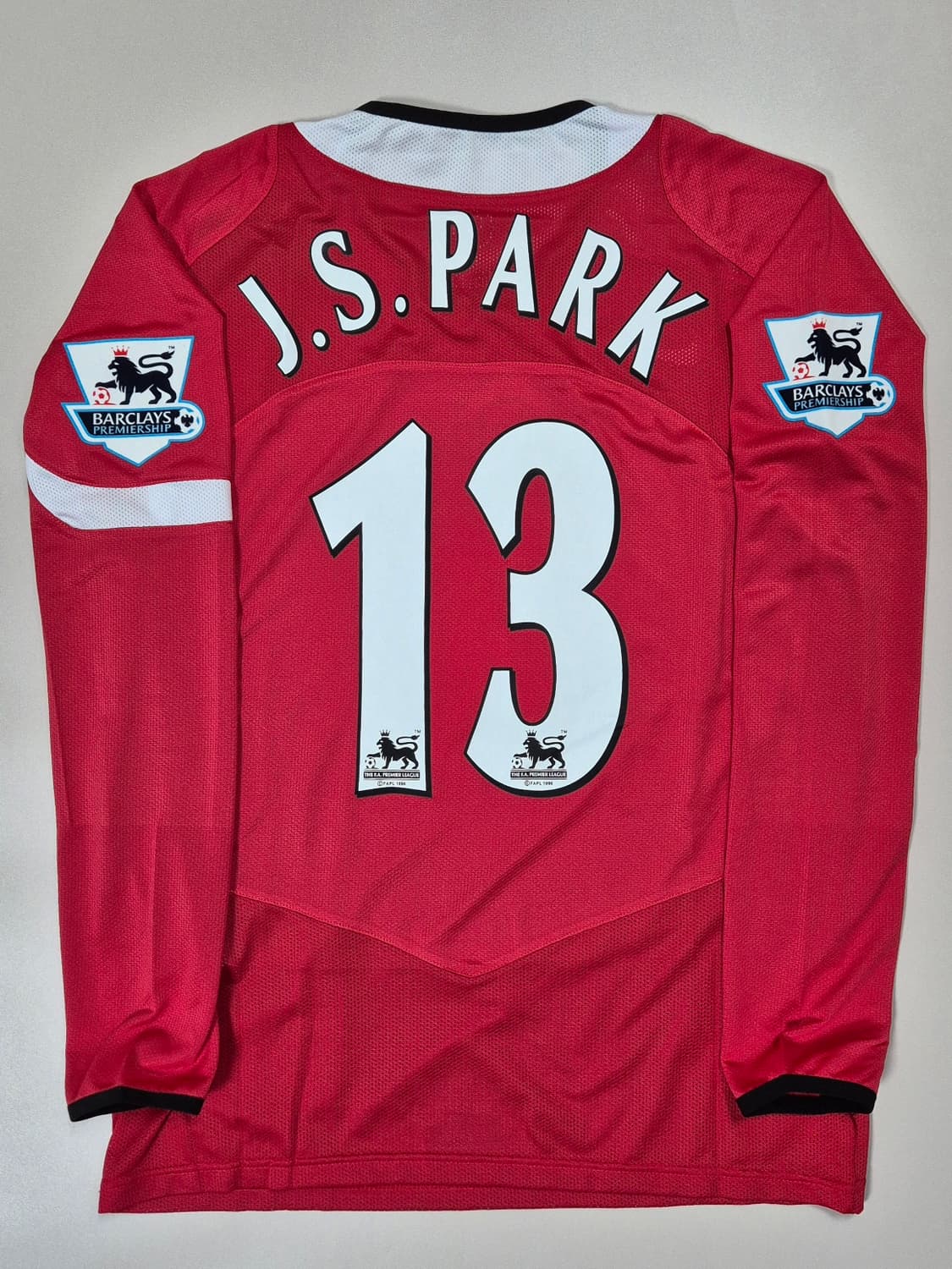 04-06 맨유 데뷔 박지성 긴팔 홈 유니폼 M 상품이미지1