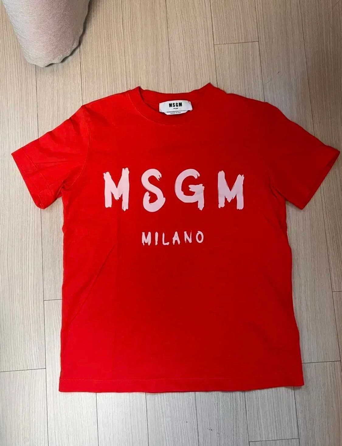 MSGM 빅로고 반팔티셔츠 XS 상품이미지1