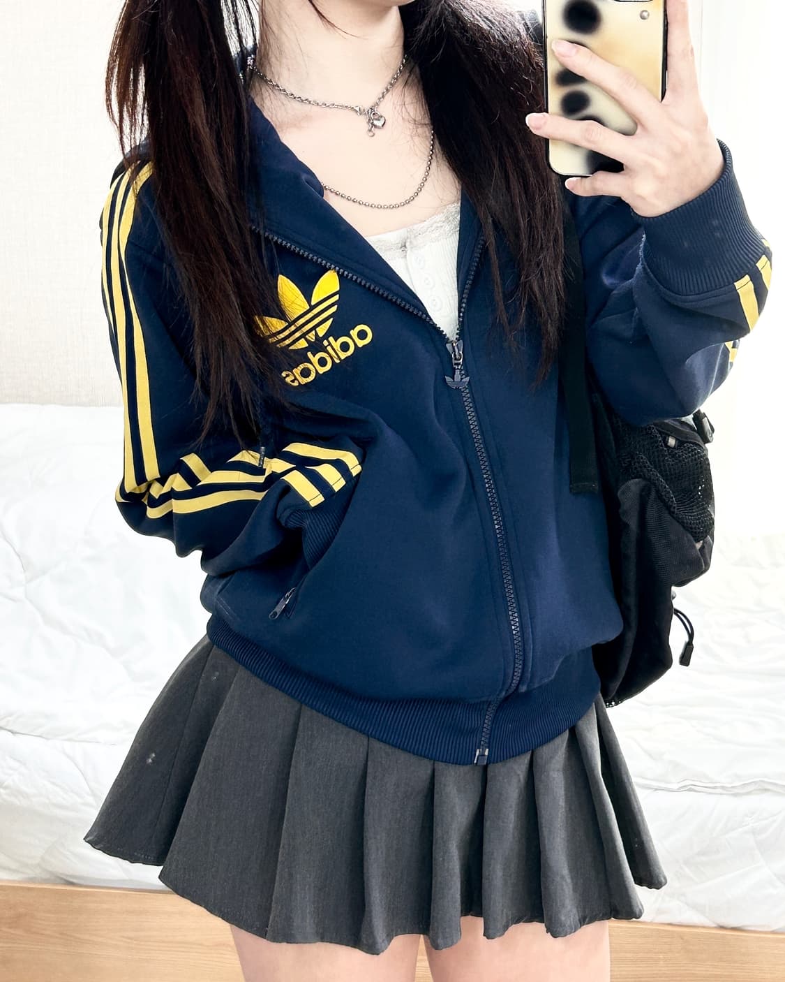 아디다스 플락 네이비 후드 져지 상품이미지4