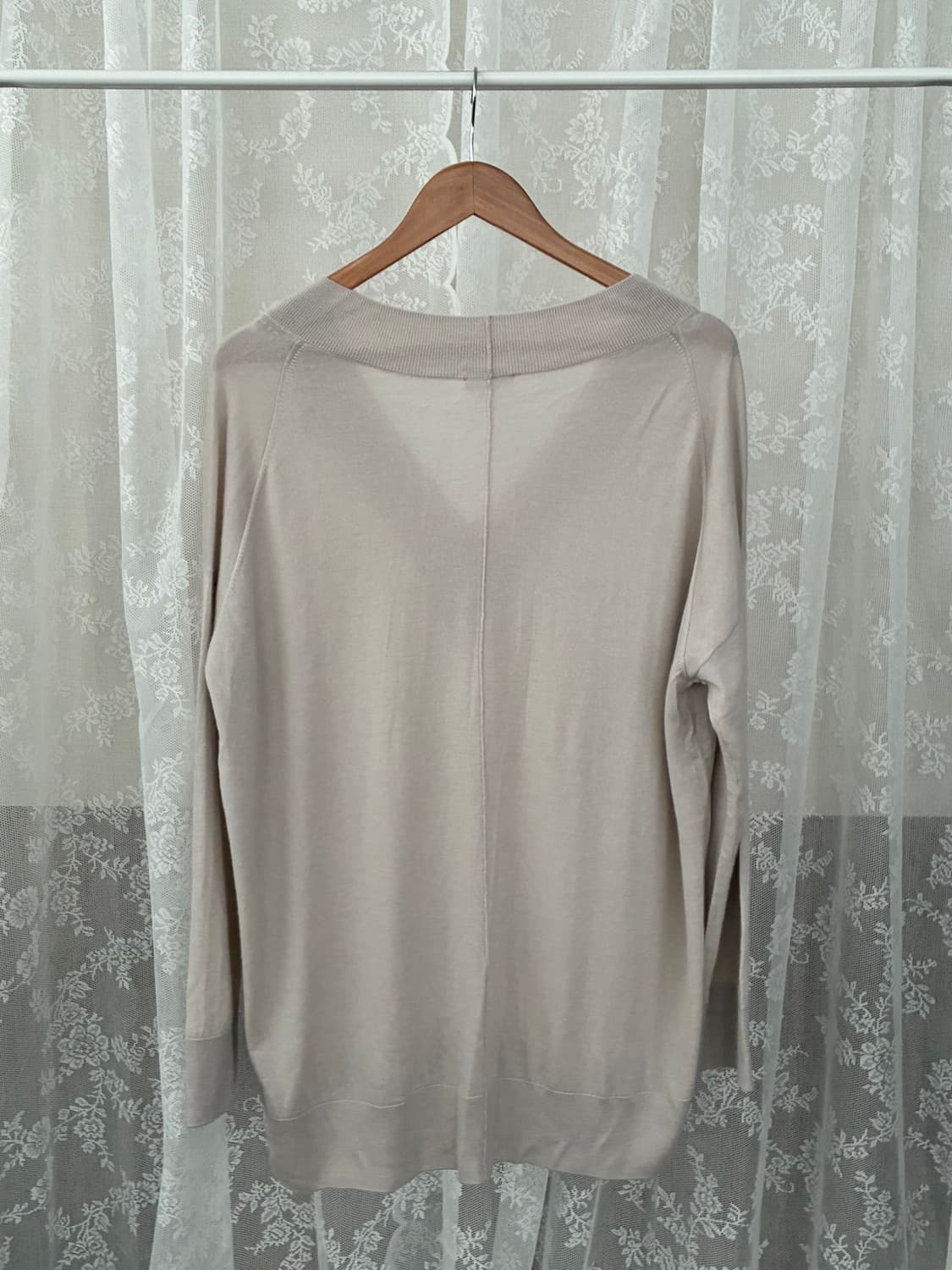 M) 코스 COS 캐시미어 100 브이넥 니트 베이 상품이미지2