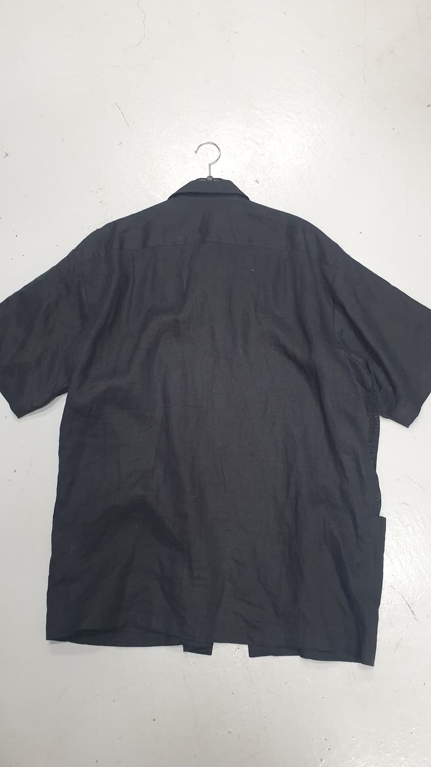 슈프림 블랙 린넨 혼방 셔츠 SS24  XL 상품이미지3