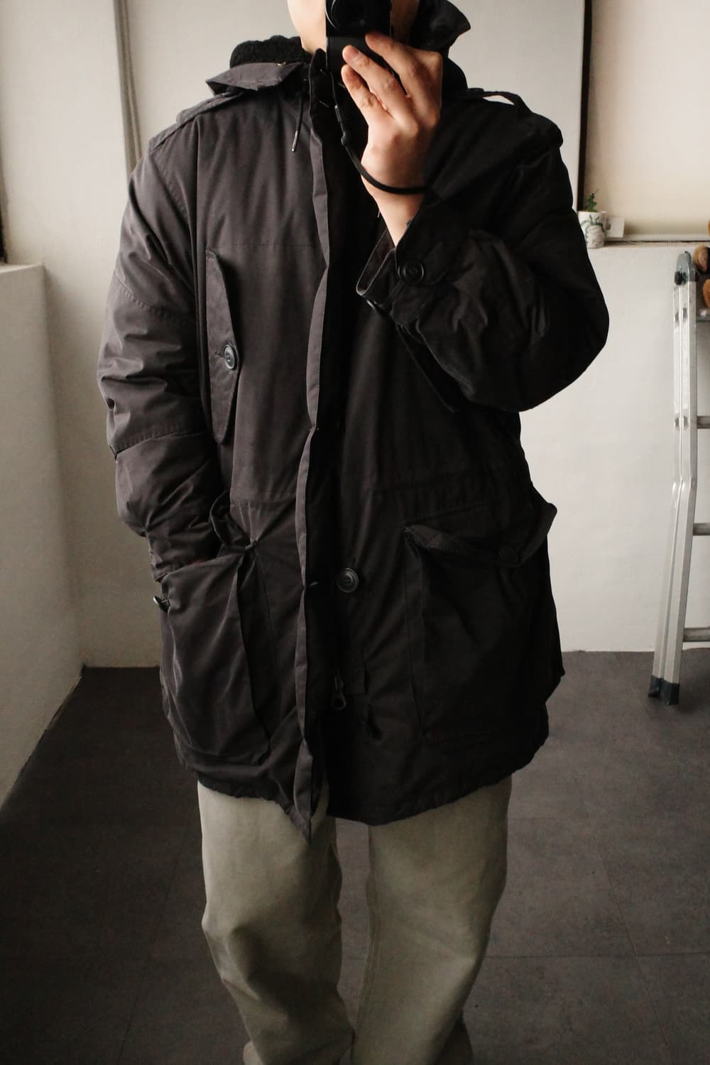 폴로 밀리터리 다운 파카 상품이미지3