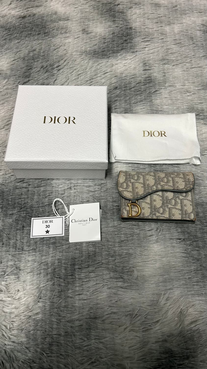 디올 오블리크 새들 카드지갑 상품이미지8