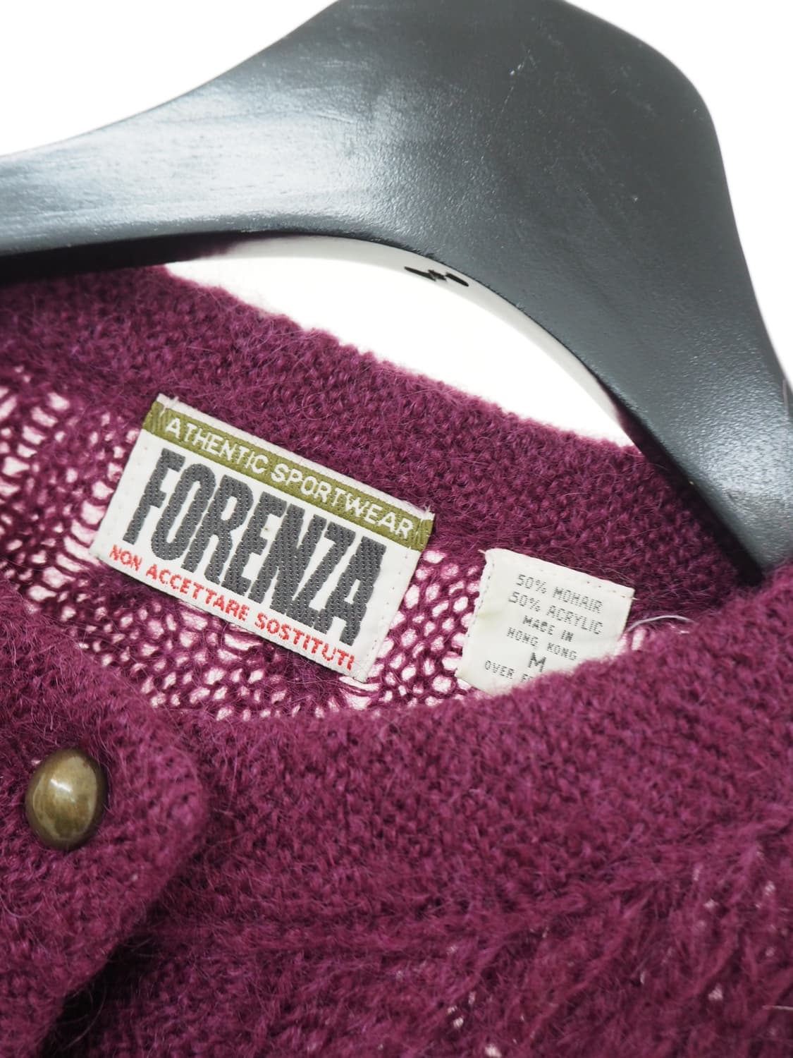 1980's FORENZA mohair blend cardigan 상품이미지6