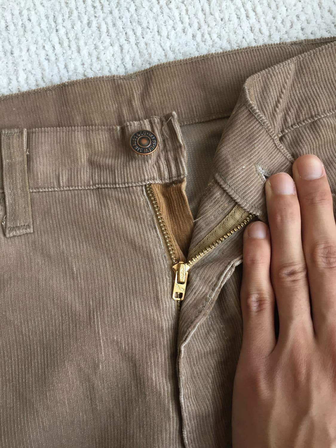 데드스탁 70‘s levis 646 벨바텀 코듀로이 팬츠  상품이미지7