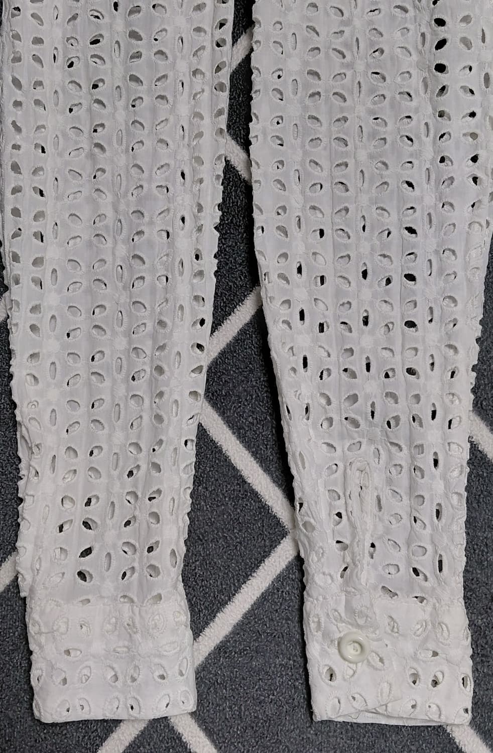 NARA CAMICIE  이태리 메이드 아일렛 펀칭 블라우스 (사이즈 1 상품이미지7