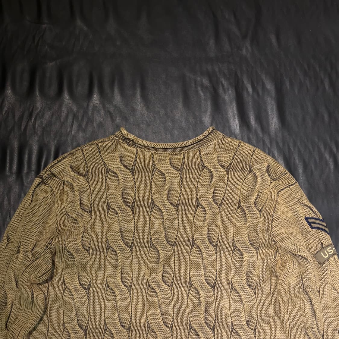 폴로 랄프로렌 밀리터리 아카이브 패치 자수 니트 상품이미지4