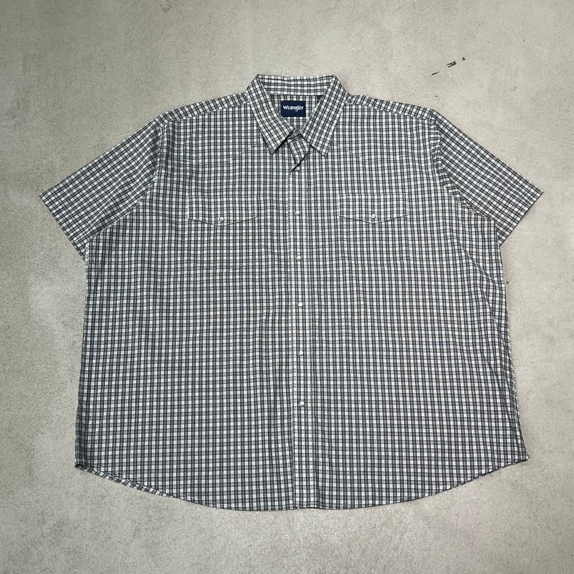 랭글러 체크 하프셔츠 s10518 상품이미지1