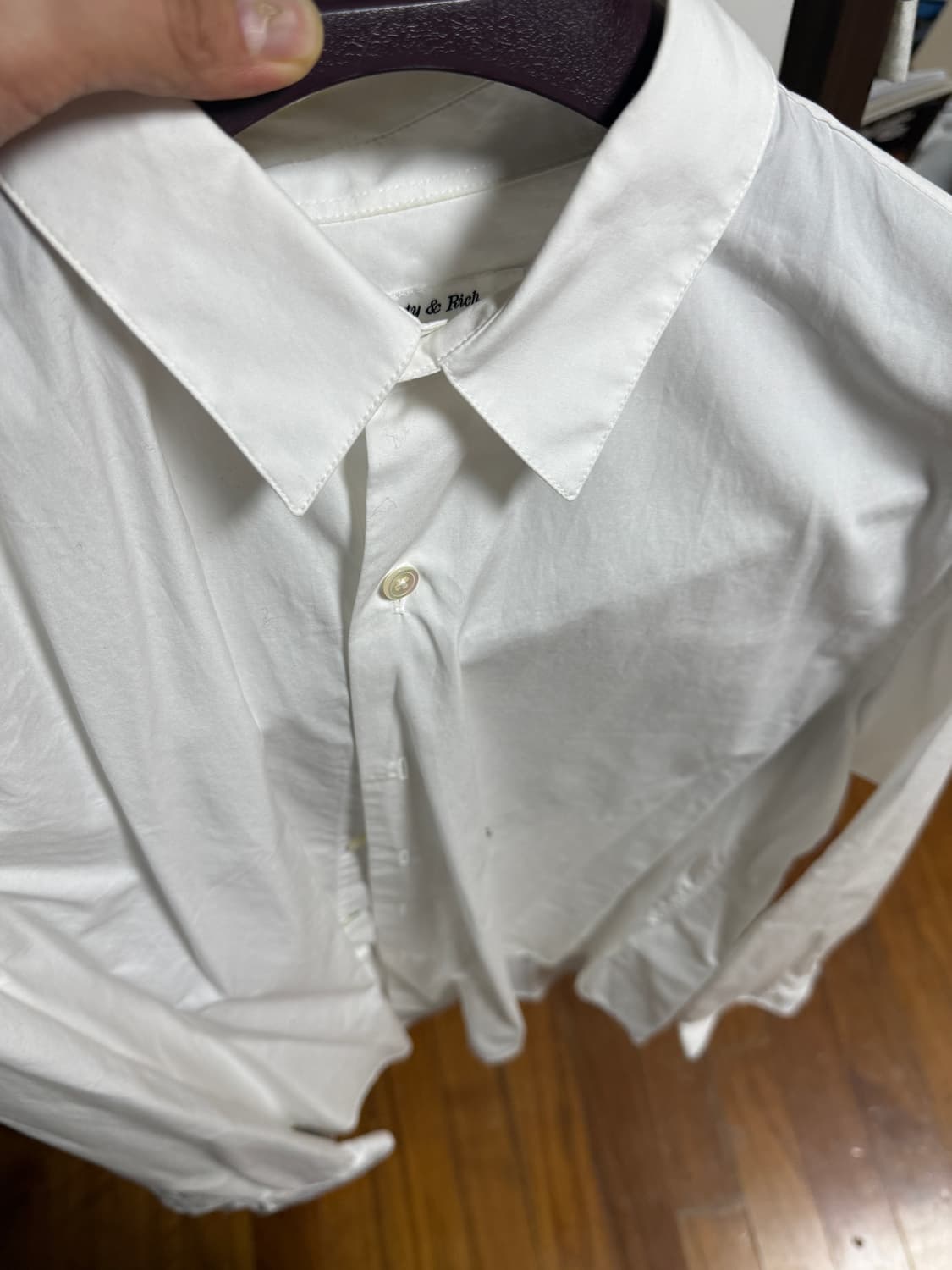스포티앤리치 화이트셔츠 L  상품이미지3