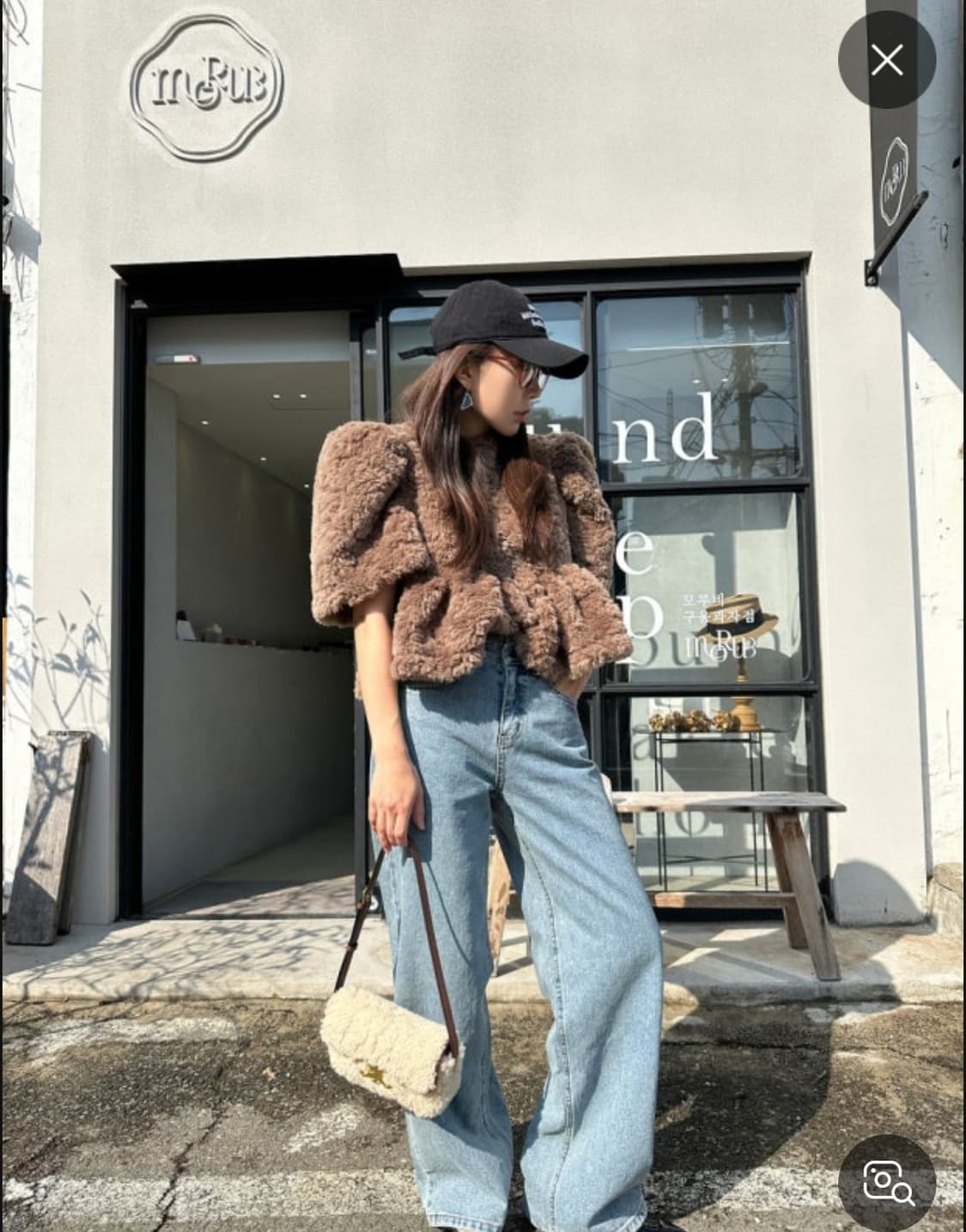 드노리타 시어링 러플 퍼프 블라우스 상품이미지5