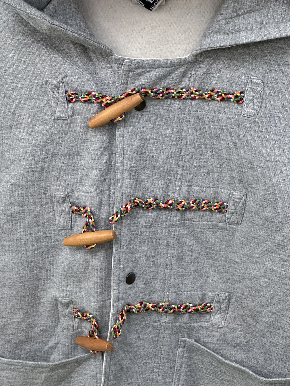 gray rainbow duffle hd cardigan 상품이미지2