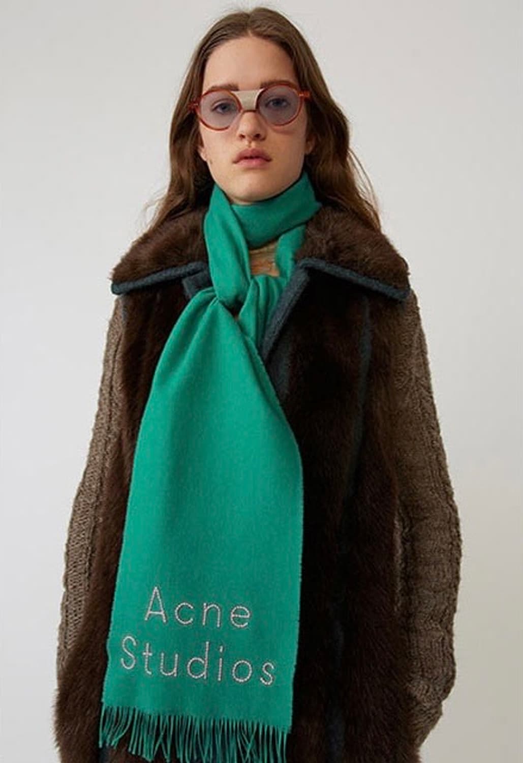 아크네 스투디오 머플러 핑크 상품이미지3