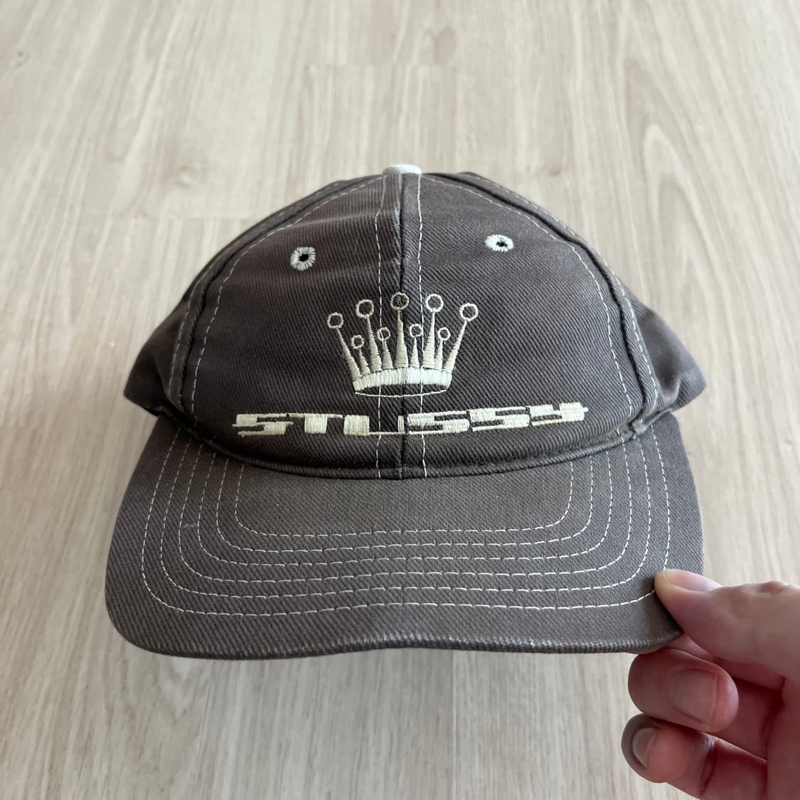 90s 빈티지 올드 스투시 롤렉스 로고 캡 모자 made in usa 상품이미지2