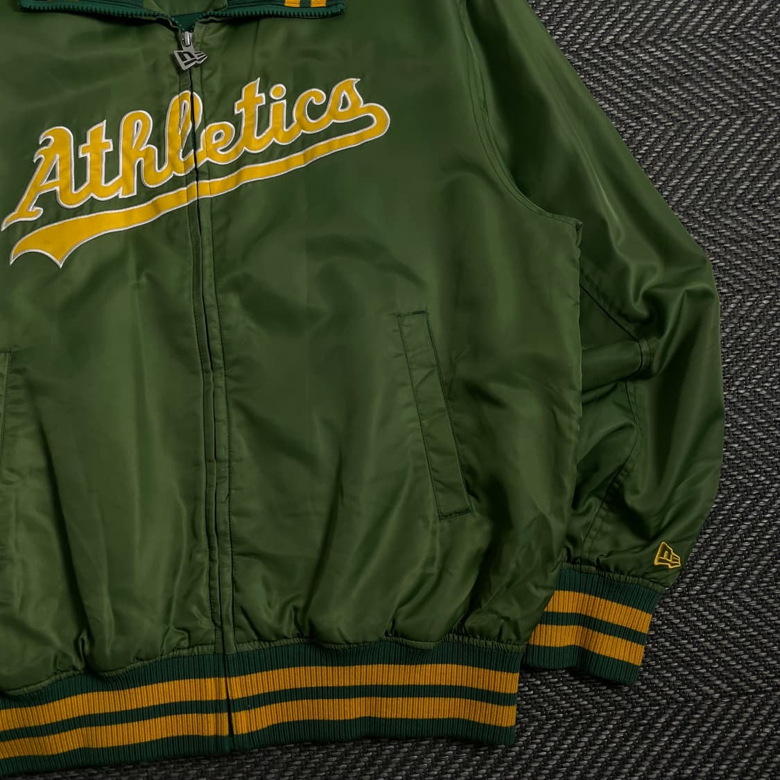 뉴에라 MLB 오클랜드 애슬레틱스 스타디움 바시티 재킷o 3959 상품이미지2