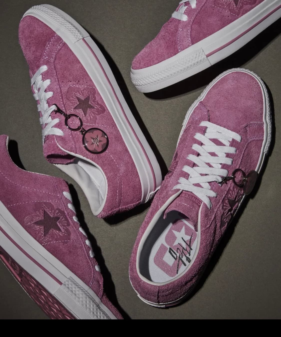 290) 컨버스 원스타 프로 플라워 라이트 오키드 핑크 상품이미지5