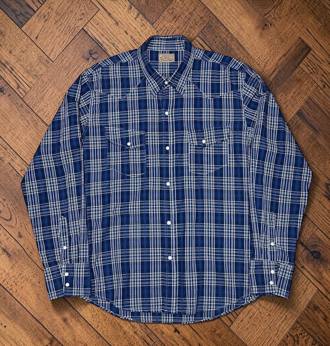 인디언 모터싸이클 웨스턴셔츠 상품이미지1