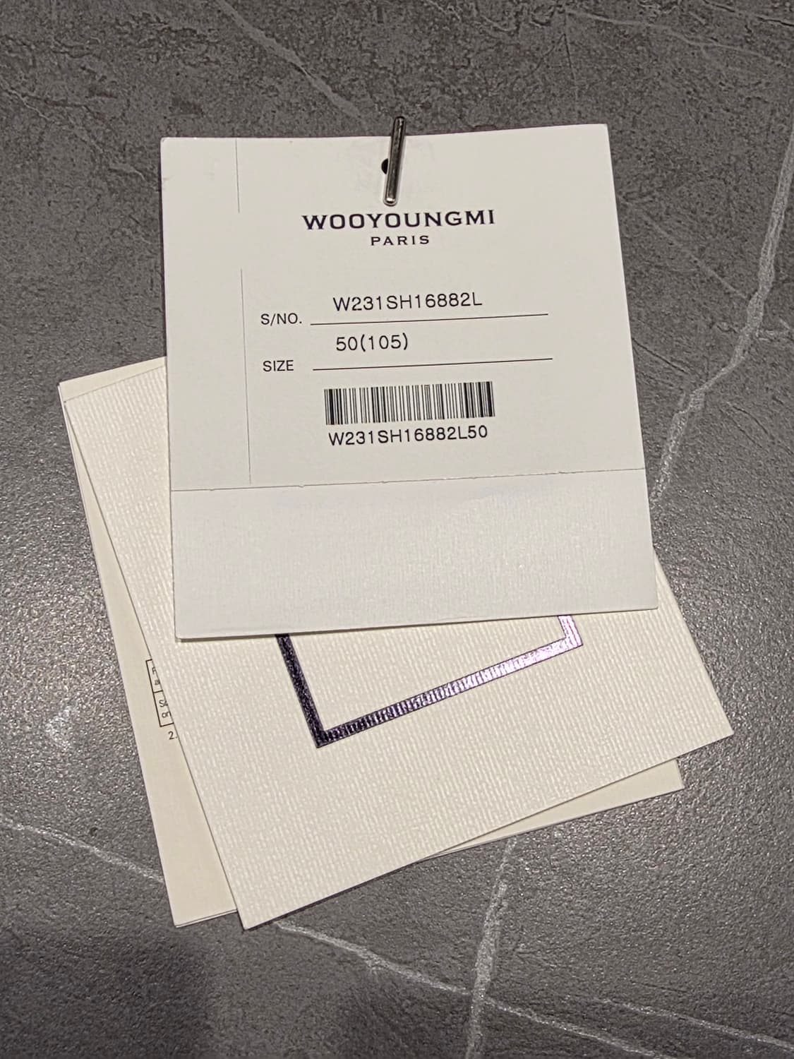 우영미 니켈 로고 셔츠 상품이미지5