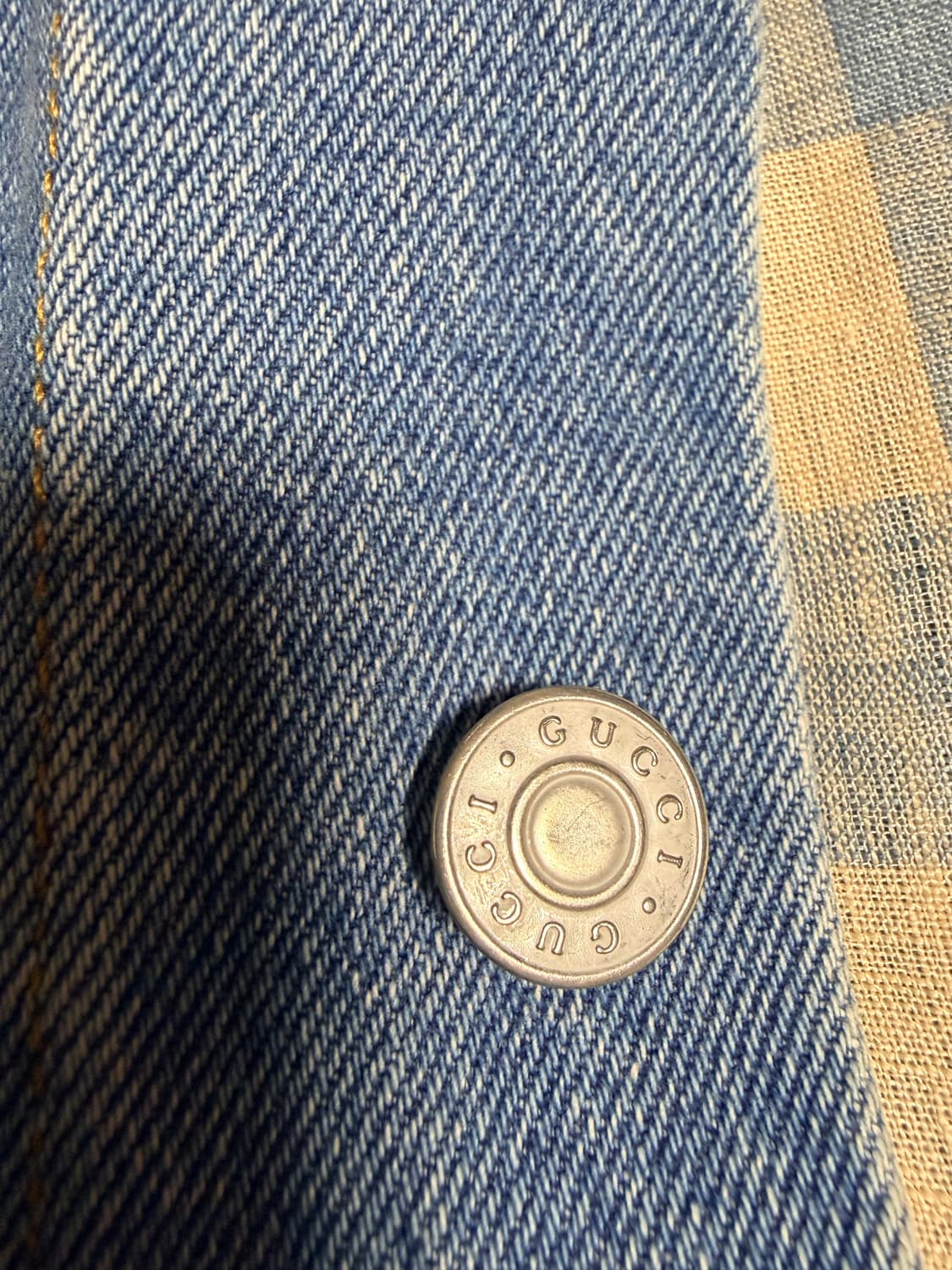 구찌 gucci 청자켓 데님 50사이즈 105~110 상품이미지2