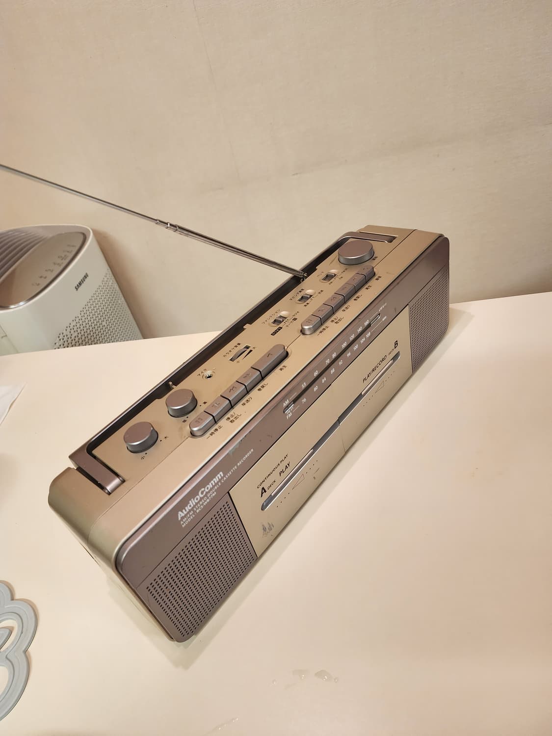 예쁜 빈티지 스테레오 카세트 플레이어 상품이미지2