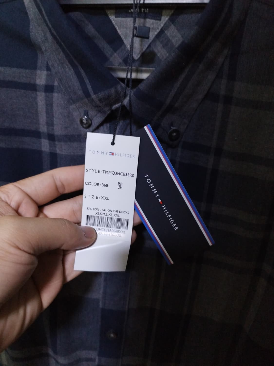 새거 2XL 타미힐피거 체크셔츠 남방 상품이미지2