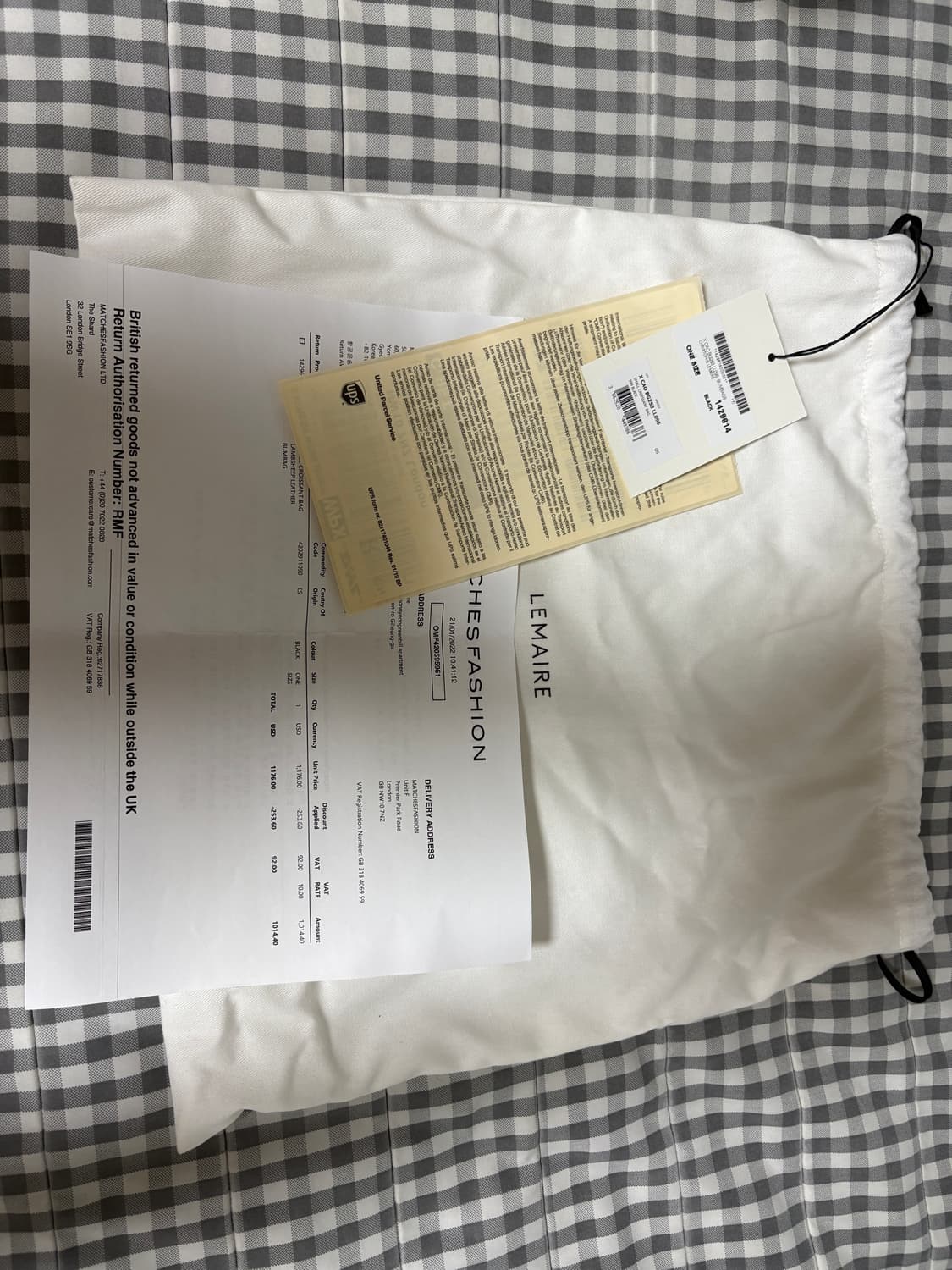 르메르 크루아상 백 스몰 양가죽 블랙 팝니다 상품이미지9