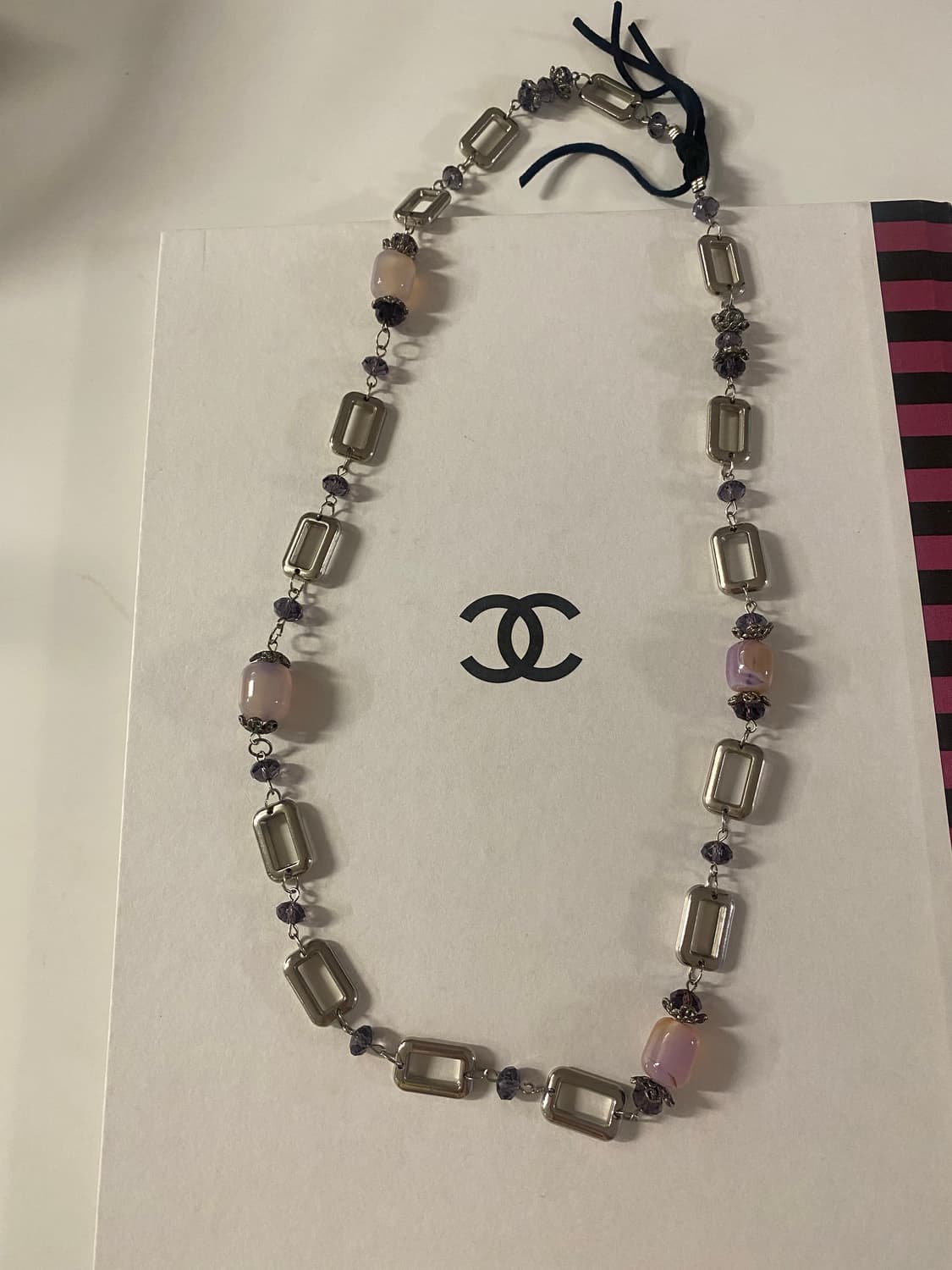 오팔 글라스 빈티지 네크리스 상품이미지8