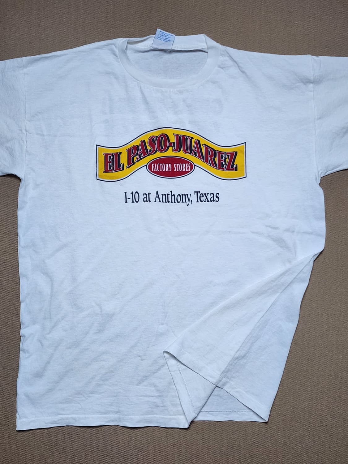90s USA El Paso Juarez Factory Store 티셔츠 상품이미지5