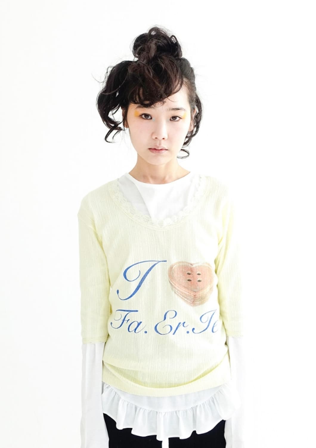  fa.er.ie lace T-shirt (lemon) 상품이미지5