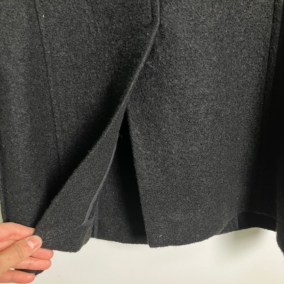 이자벨마랑 에뚜왈 블랙 울 논카라 더블 코트 36 상품이미지9