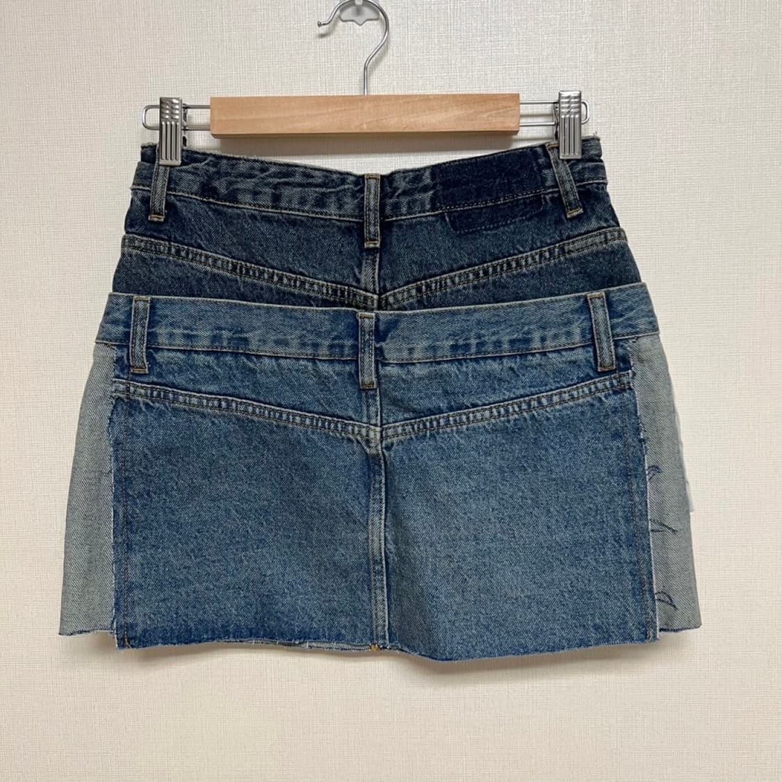 자라 더블 데님 미니스커트 상품이미지2