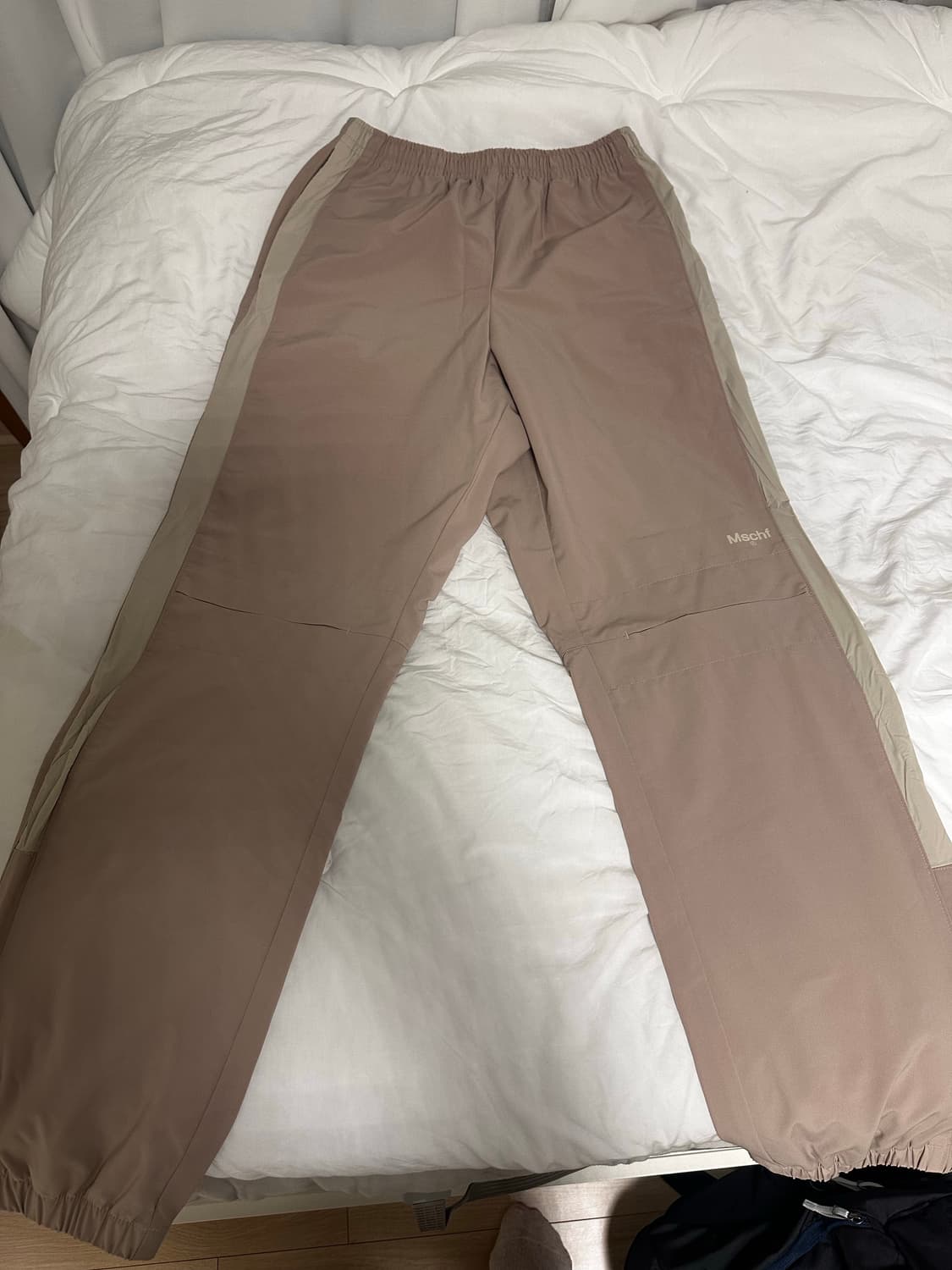 미스치프 콜아웃 트랙수트 팬츠 베이지 S 상품이미지4