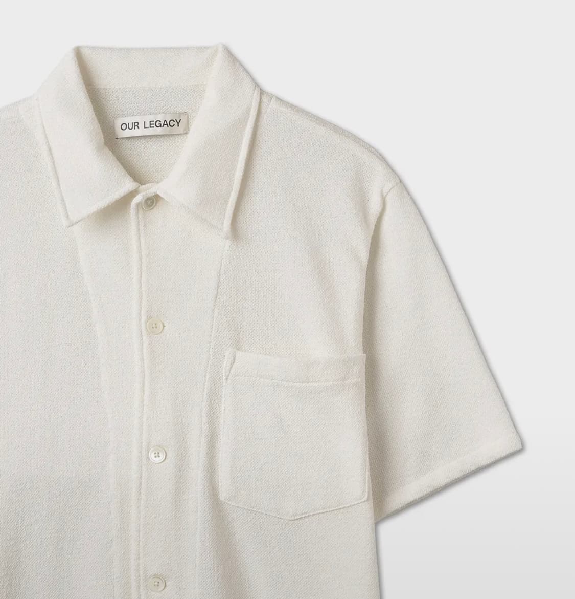 아워레가시 부클레 박스 셔츠 - 화이트 / M2202BO 상품이미지3