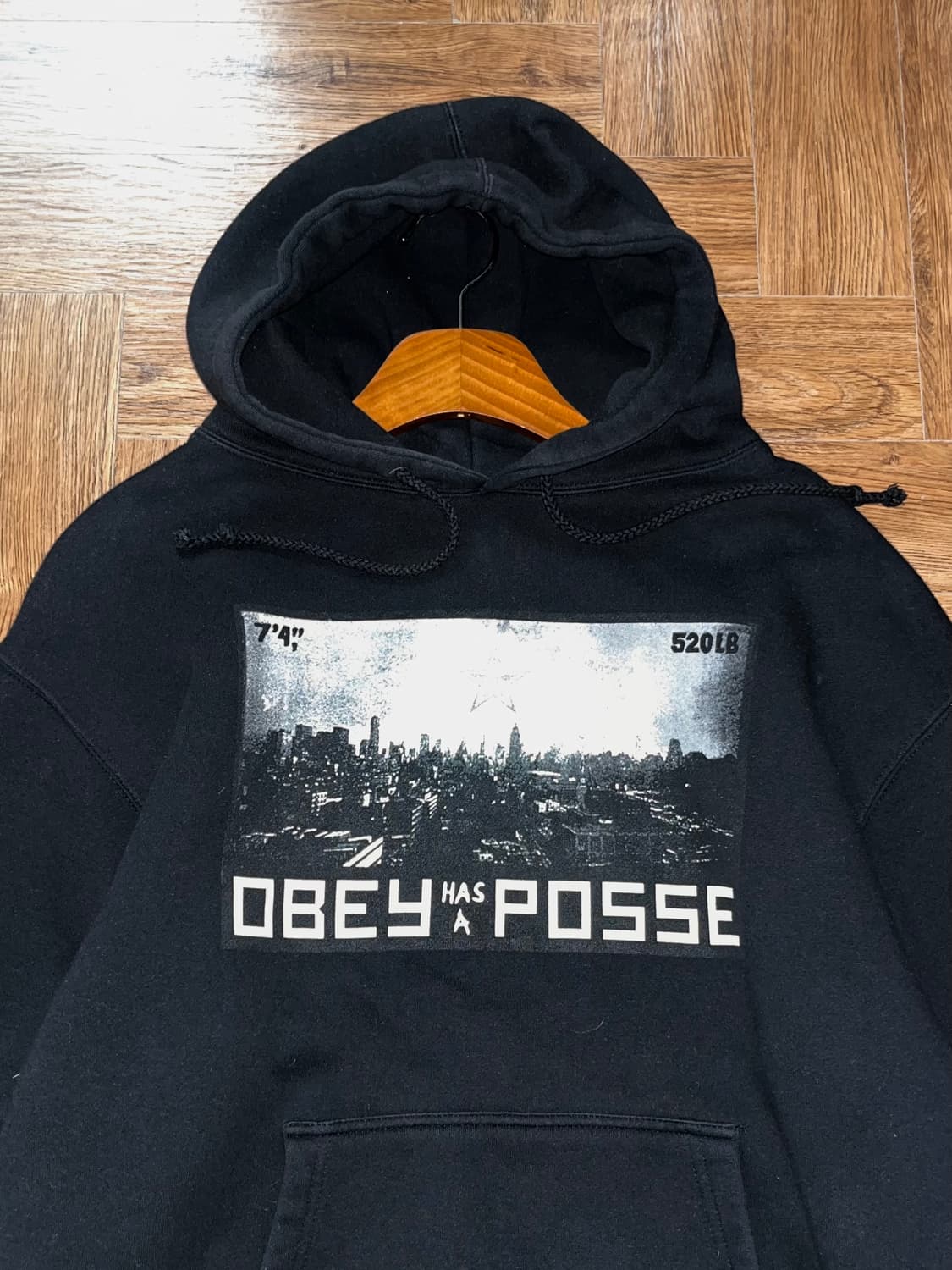 오베이 프린팅 후드티 상품이미지6