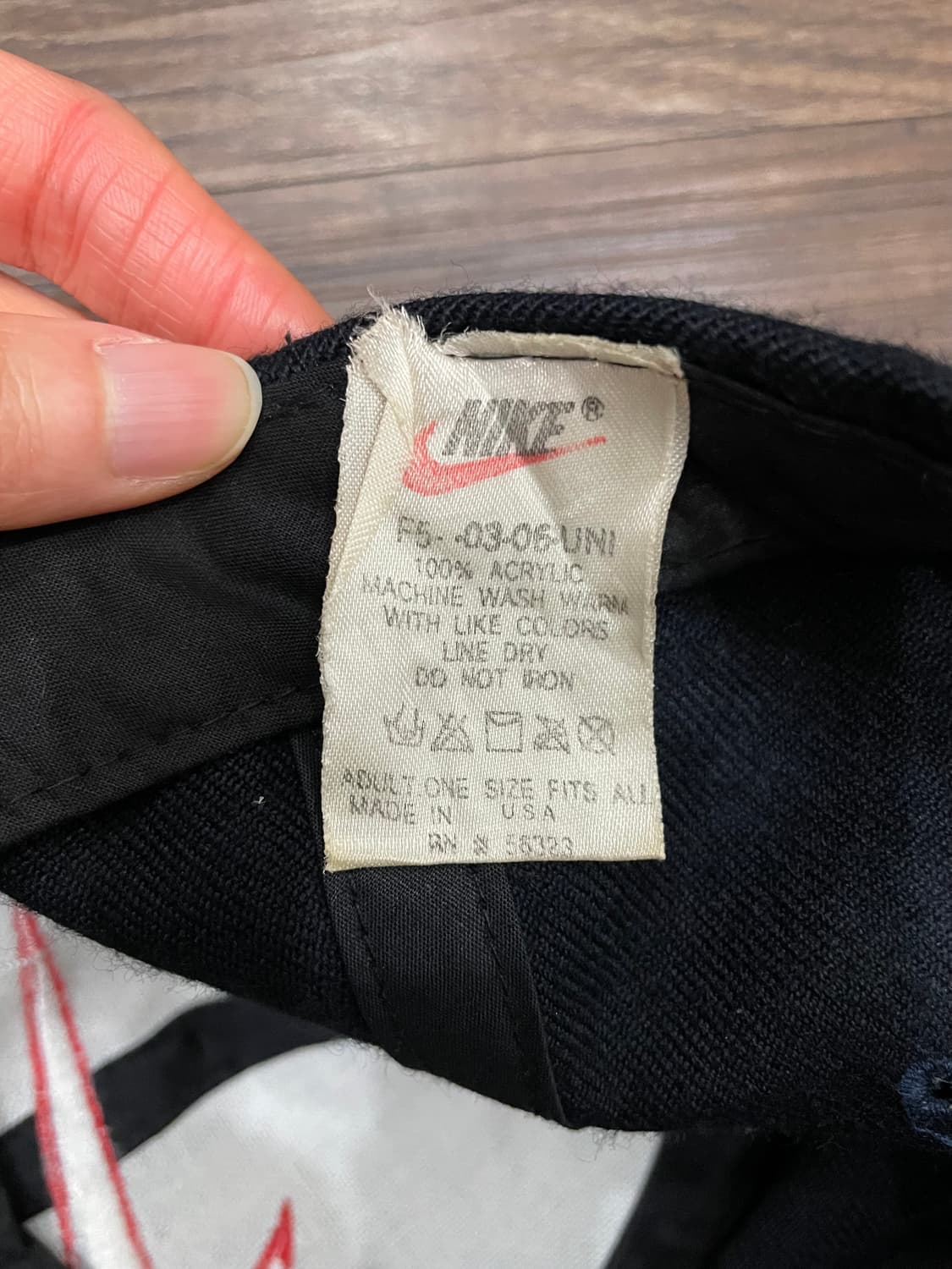 나이키 90s USA 빅스우시 캡모자 볼캡 블랙 상품이미지6